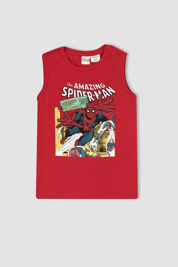 DEFACTO DEFACTO Boy Regular Fit Sleeveless Marvel Print Vest