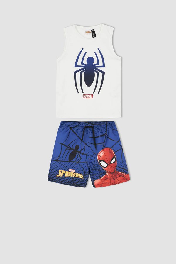 DEFACTO DEFACTO Boy Regular Fit Sleeveless Spiderman Print Lounge Set