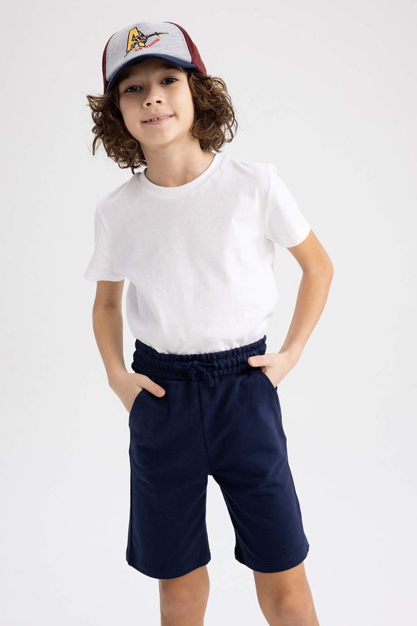 DEFACTO DEFACTO Boy Regular Fit Sweatshirt Fabric Shorts