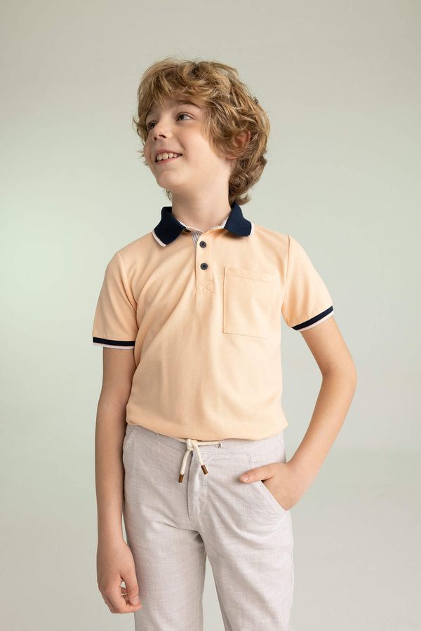 DEFACTO DEFACTO Boy Short Sleeve Polo T-Shirt