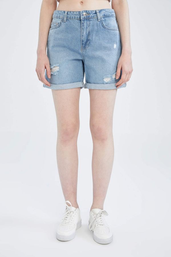 DEFACTO DEFACTO Boyfriend Fit Mini Jean Short