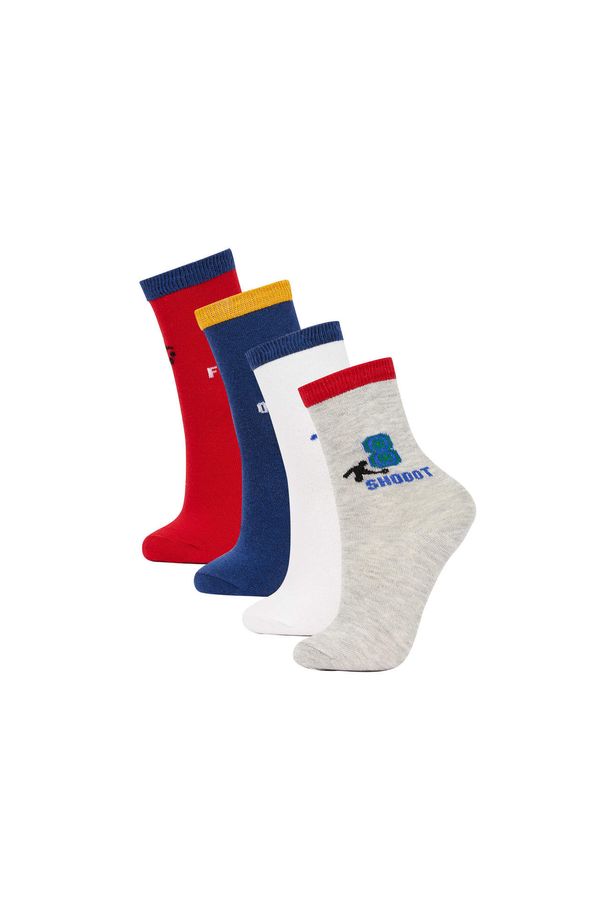 DEFACTO DEFACTO Boys 4 Pack Cotton Long Socks