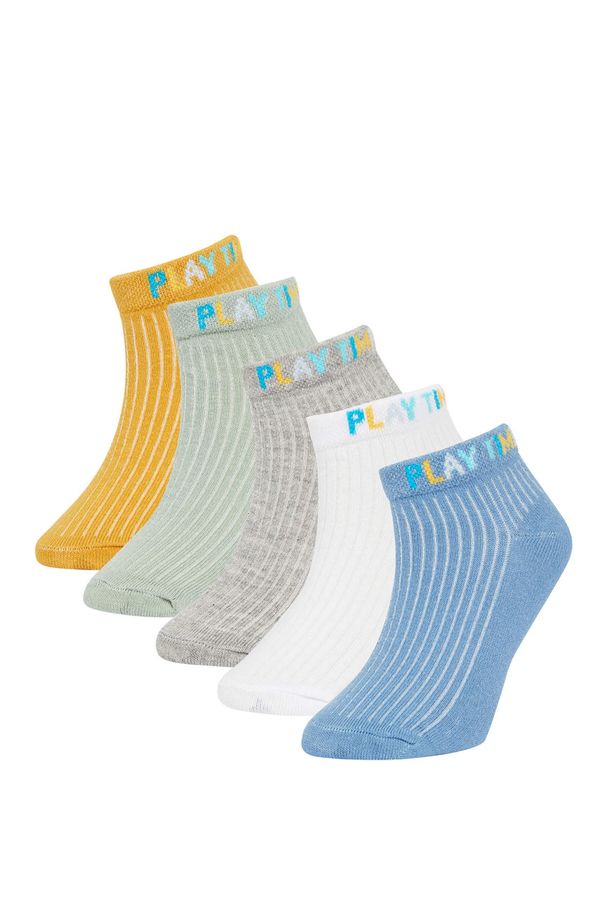 DEFACTO DEFACTO Boys Cotton 5 Pack Short Socks