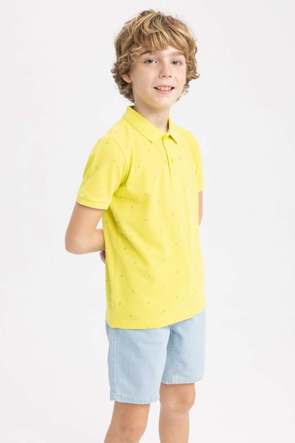 DEFACTO DEFACTO Boys Pique Short Sleeve Polo T-Shirt