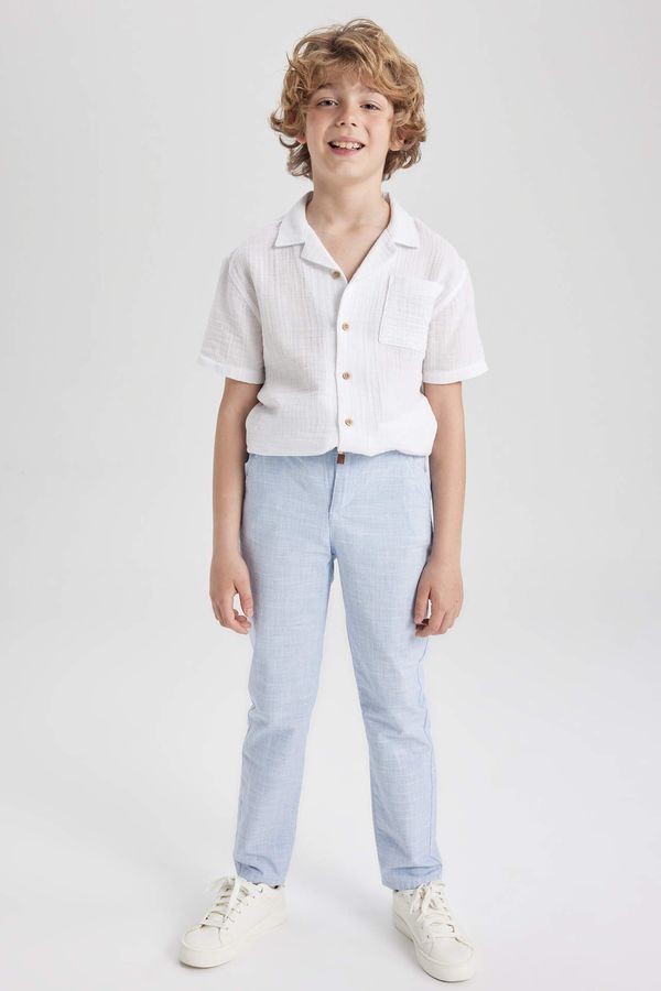 DEFACTO DEFACTO Boys Regular Fit Linen Look Trousers