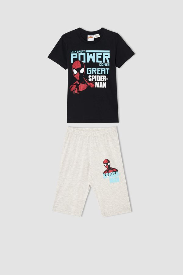 DEFACTO DEFACTO Boys Spider Man Licensed Short Sleeve Pajamas Set