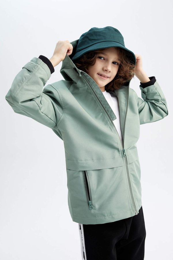 DEFACTO DEFACTO Boys Water Repellent Hooded Raincoat
