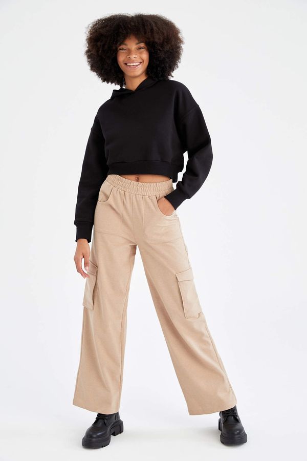 DEFACTO DEFACTO Cargo Fit Thin Sweatshirt Fabric Trousers