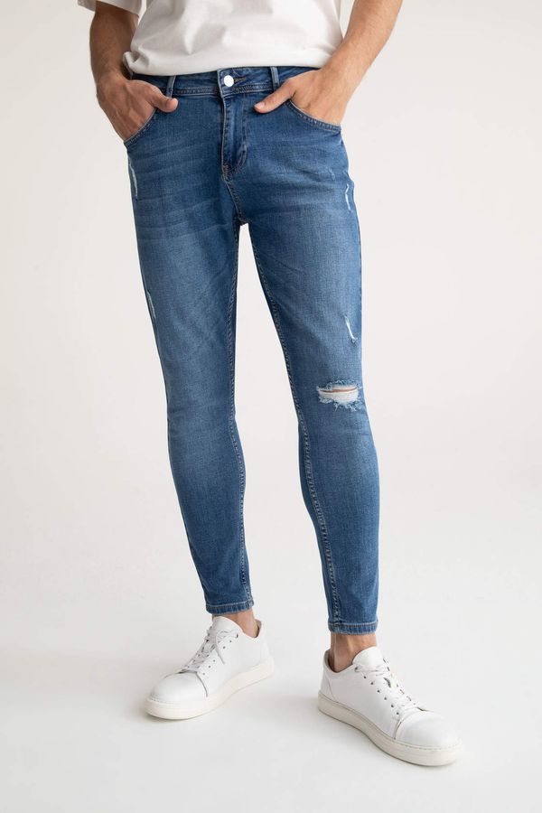 DEFACTO DEFACTO Carrot Fit Straight Leg Distressed Jeans