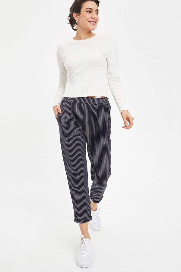 DEFACTO DEFACTO Carrot Fit Striped Trousers