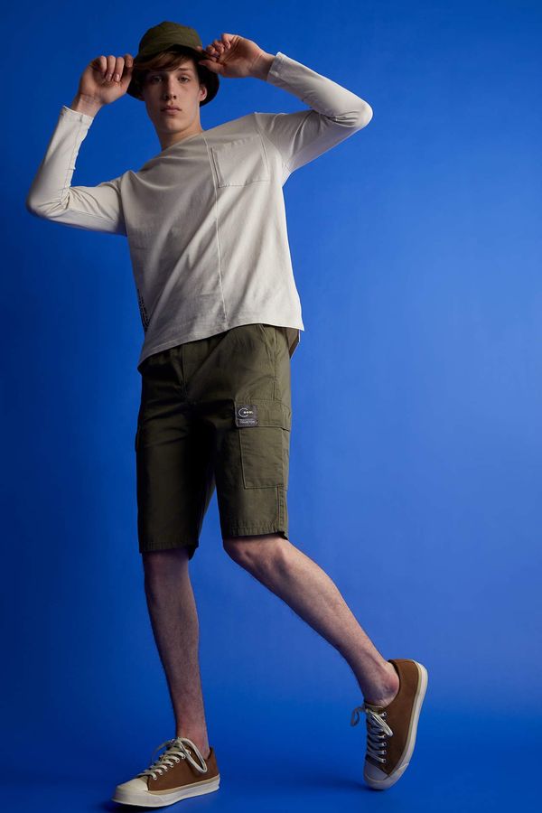DEFACTO DEFACTO Cool-Standard Fit Bermuda Shorts