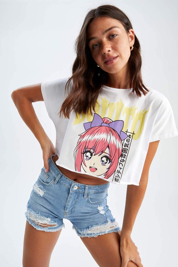 DEFACTO DEFACTO Coool Anime Printed Oversize Fit Short Sleeve T-Shirt