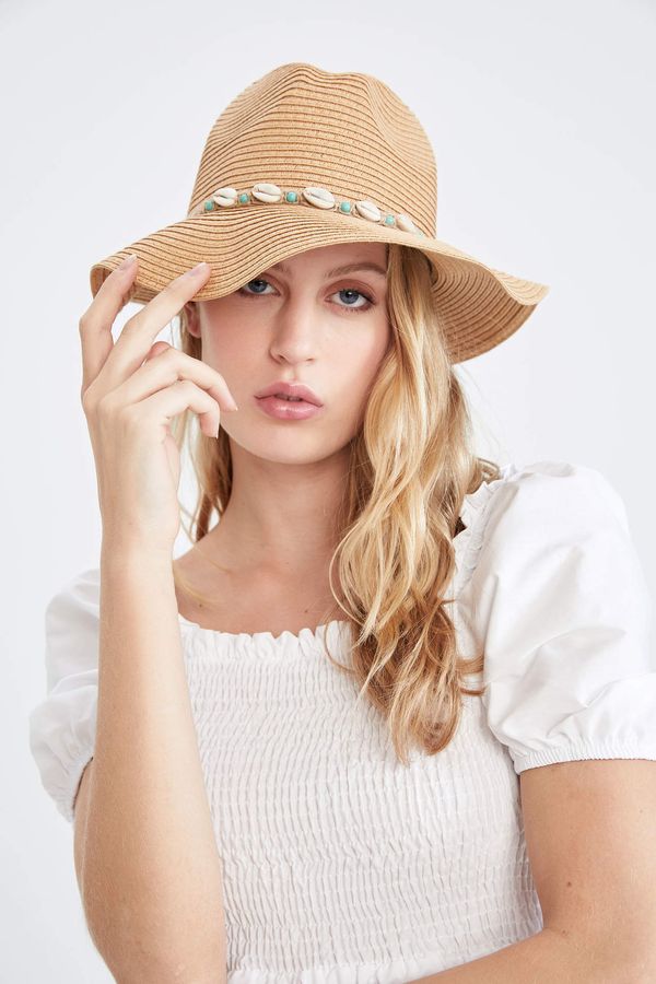 DEFACTO DEFACTO Embroidered Straw Hat