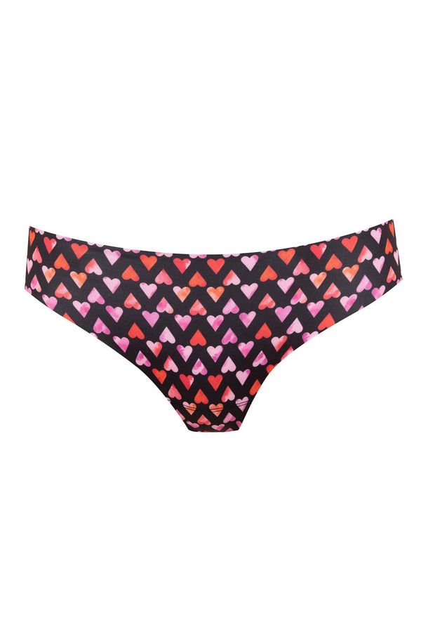 DEFACTO DEFACTO Fall In Love Heart Patterned Laser Cut String Panties