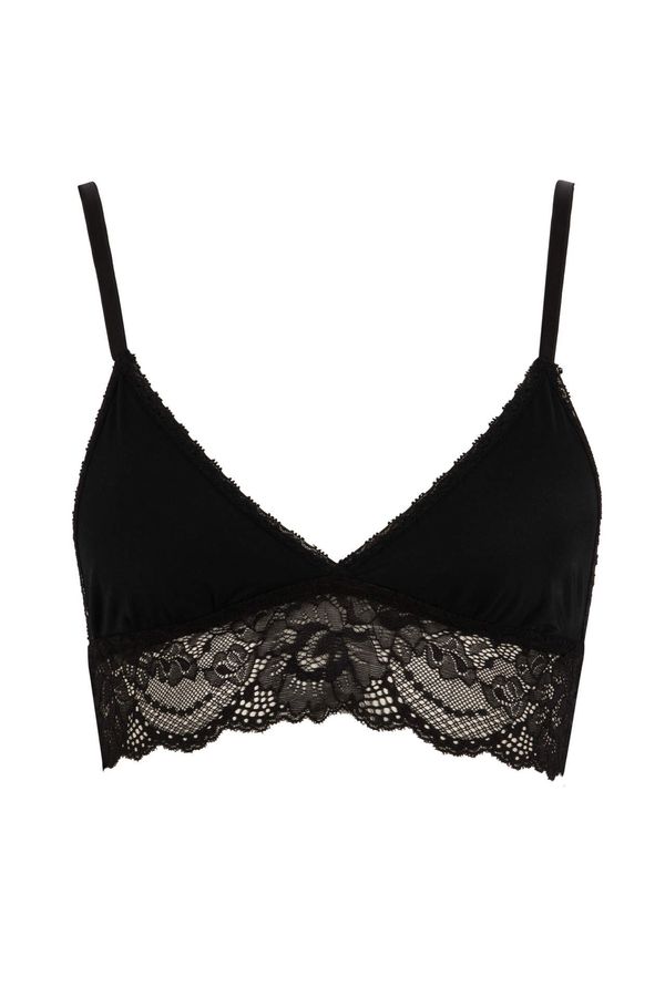 DEFACTO DEFACTO Fall In Love Lace Detail Uncovered Bra