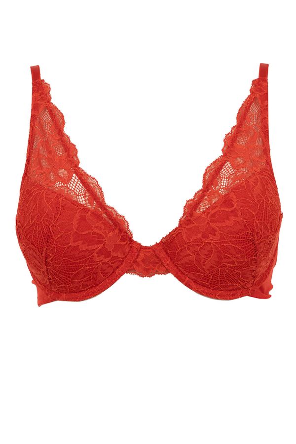 DEFACTO DEFACTO Fall In Love Lace Empty Cup T-Shirt Bra