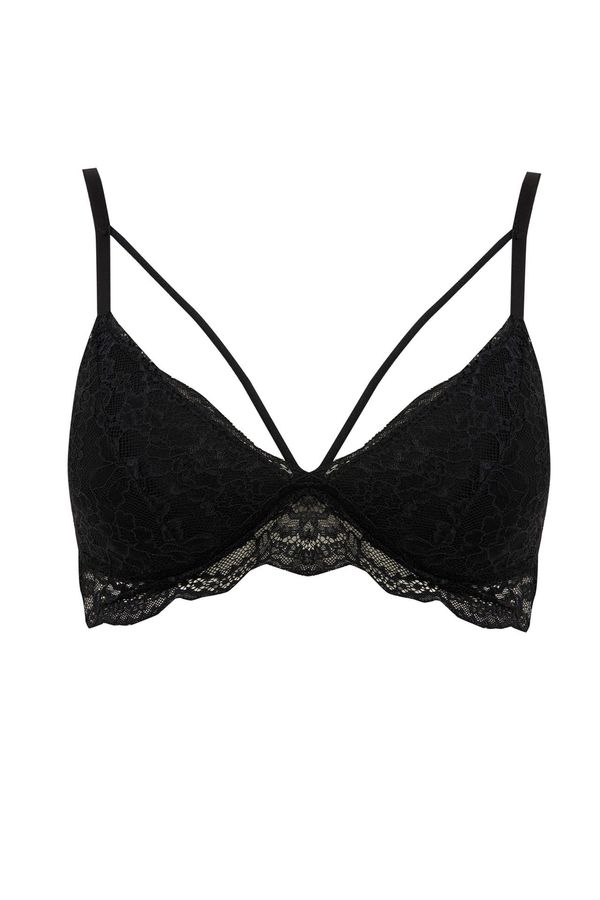 DEFACTO DEFACTO Fall in Love Lacy Padded Triangle Bralet