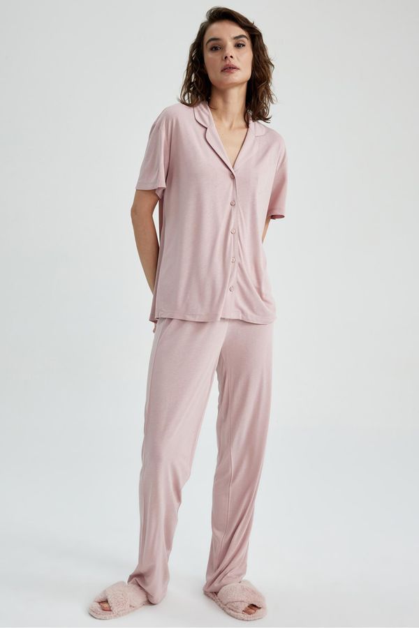 DEFACTO DEFACTO Fall in Love Regular Fit Basic Pajamas Set