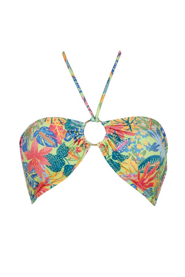 DEFACTO DEFACTO Fall In Love Regular Fit Printed Bikini Top