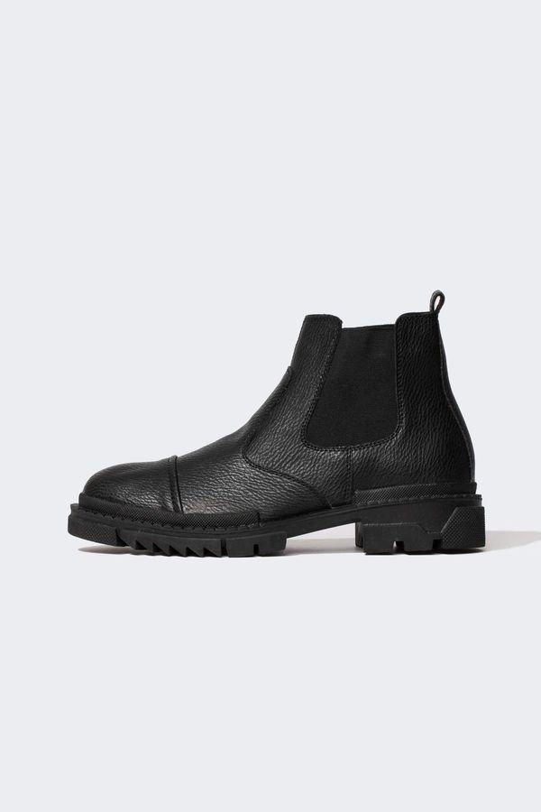 DEFACTO DEFACTO Faux Leather Thick Sole Boots