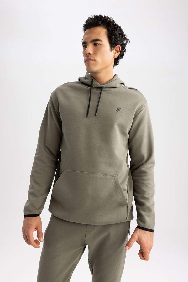 DEFACTO Defacto Fit Standard Fit Hooded Sweatshirt with Pocket