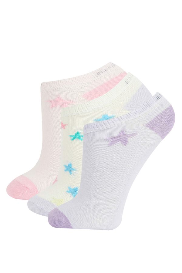 DEFACTO DEFACTO Girl 3-pack Cotton Booties Socks