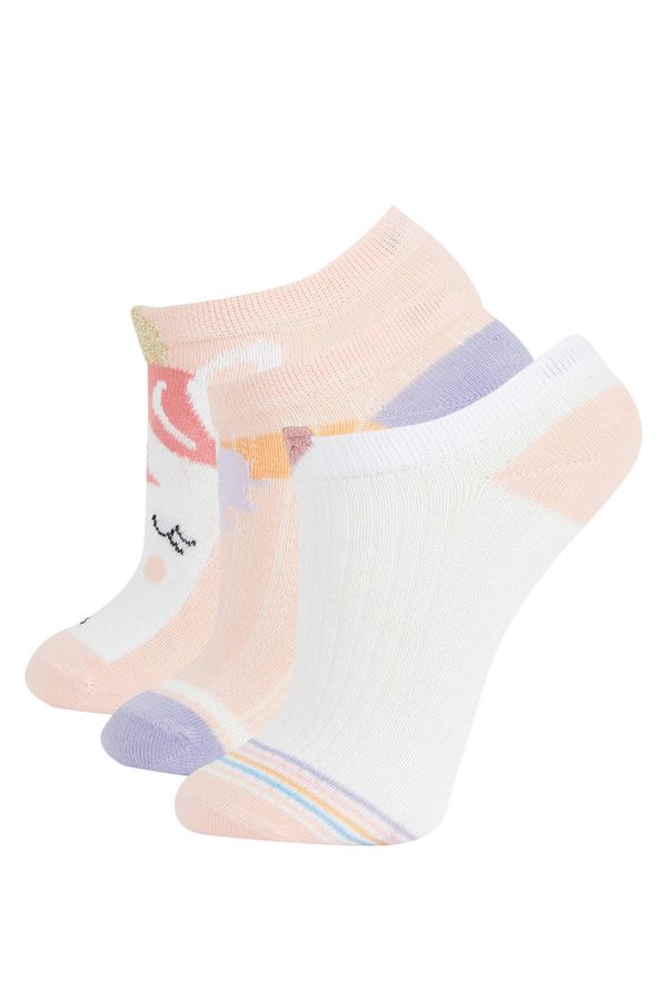 DEFACTO DEFACTO Girl 3-pack Cotton Booties Socks