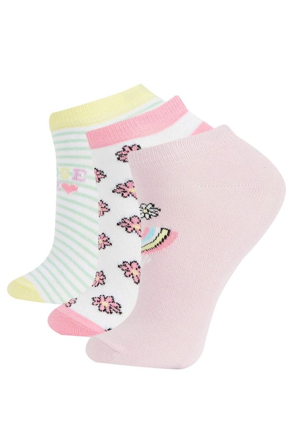 DEFACTO DEFACTO Girl 3-pack Cotton Booties Socks