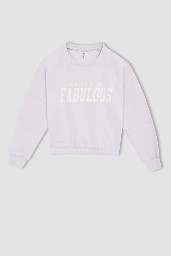 DEFACTO DEFACTO Girl Crew Neck Sweatshirt