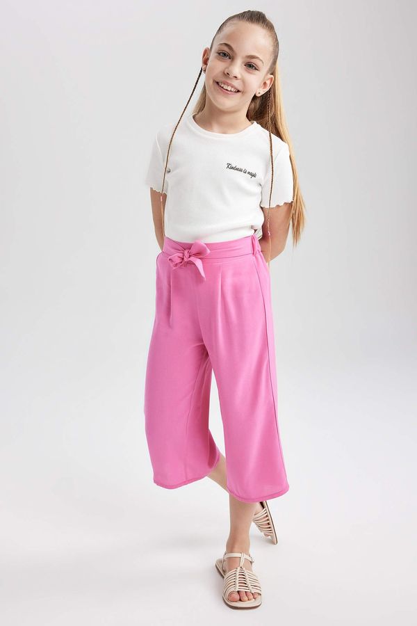 DEFACTO DEFACTO Girl Culotte Wide Leg Viscose Trousers