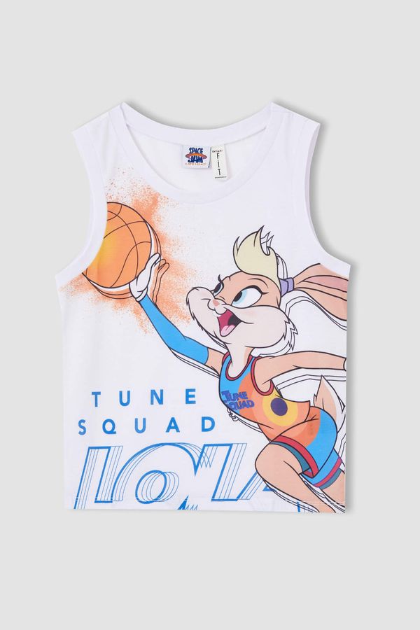 DEFACTO DEFACTO Girl Licensed Lola Bunny Sleeveless Crew Neck T-Shirt