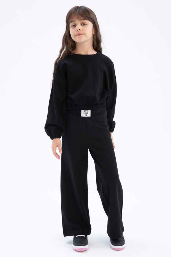 DEFACTO DEFACTO Girl Long Sleeve Crop Lounge Set