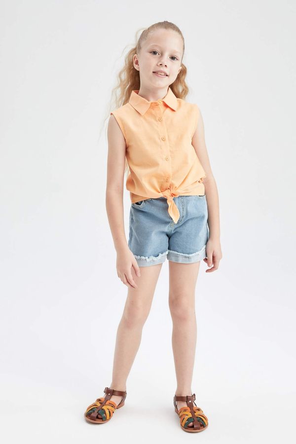 DEFACTO DEFACTO Girl Paperbag Fit Short