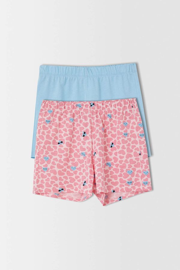 DEFACTO DEFACTO Girl Patterned Pyjama Shorts (2 Pack)