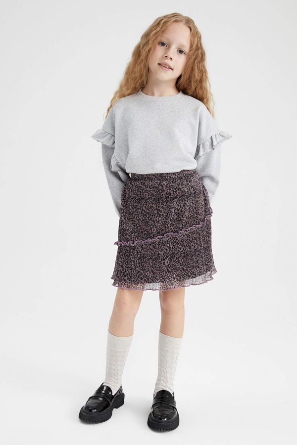 DEFACTO DEFACTO Girl Pleat Knitted Skirt