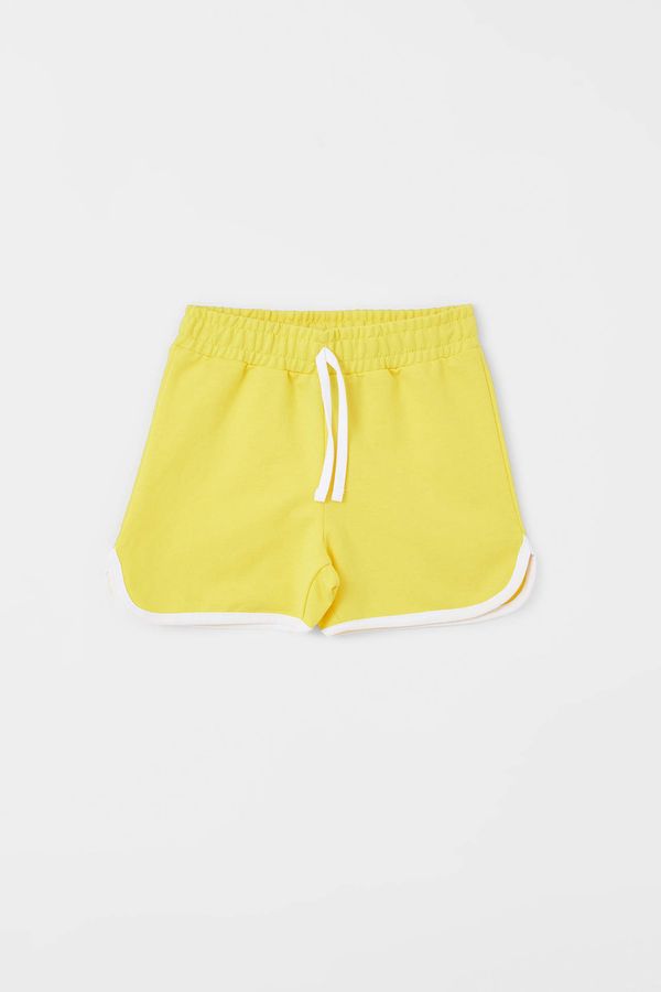 DEFACTO DEFACTO Girl Regular Fit Elastic Waist Drawstring Shorts