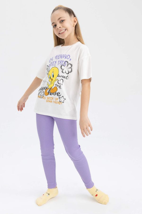 DEFACTO DEFACTO Girl Regular Fit Looney Tunes Licensed Pajamas