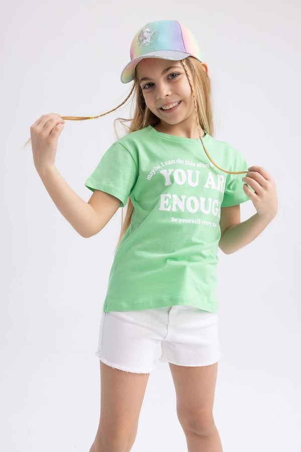 DEFACTO DEFACTO Girl Regular Fit Short Sleeve T-Shirt