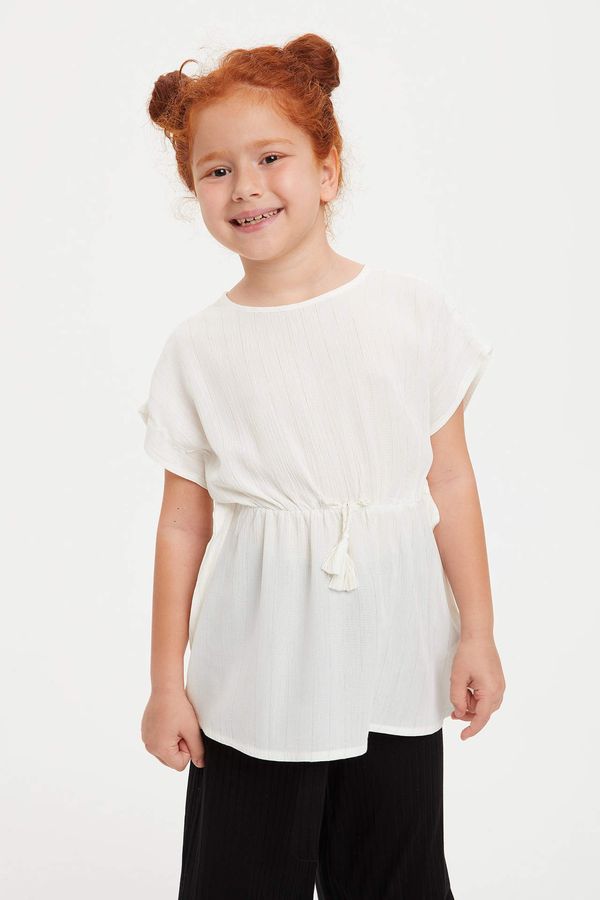 DEFACTO DEFACTO Girl Short Sleeve Blouse With Ruffles