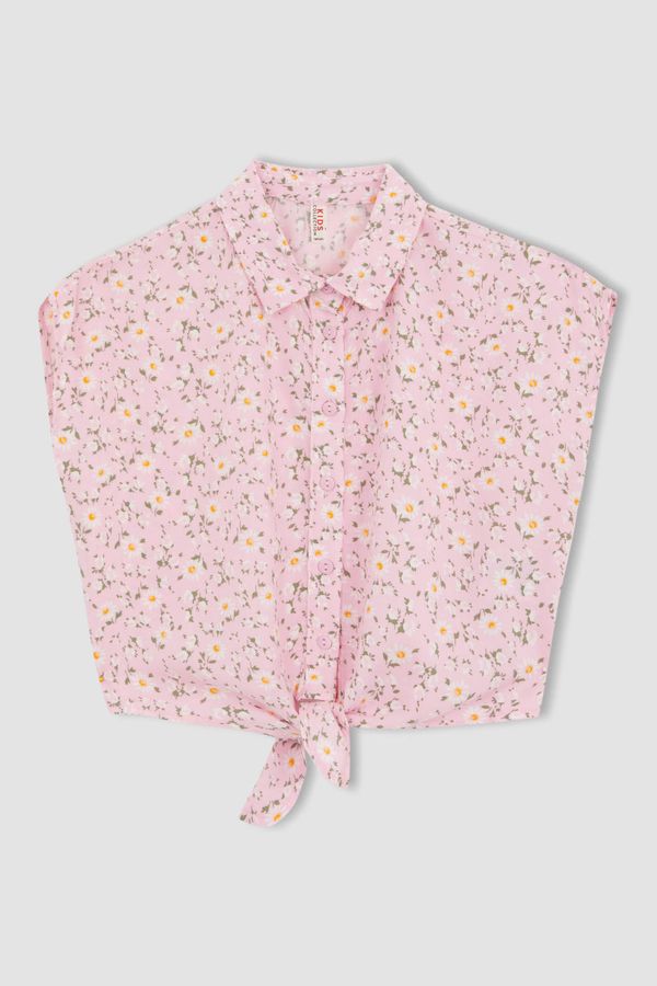 DEFACTO DEFACTO Girl Sleeveless Floral Print Shirt