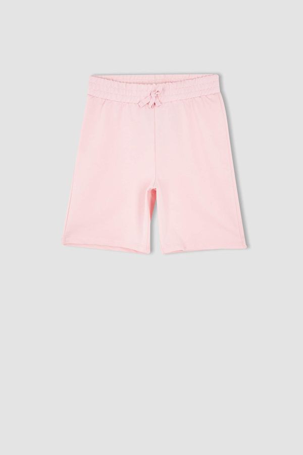 DEFACTO DEFACTO Girl Tie Waist Mini Bermuda Short