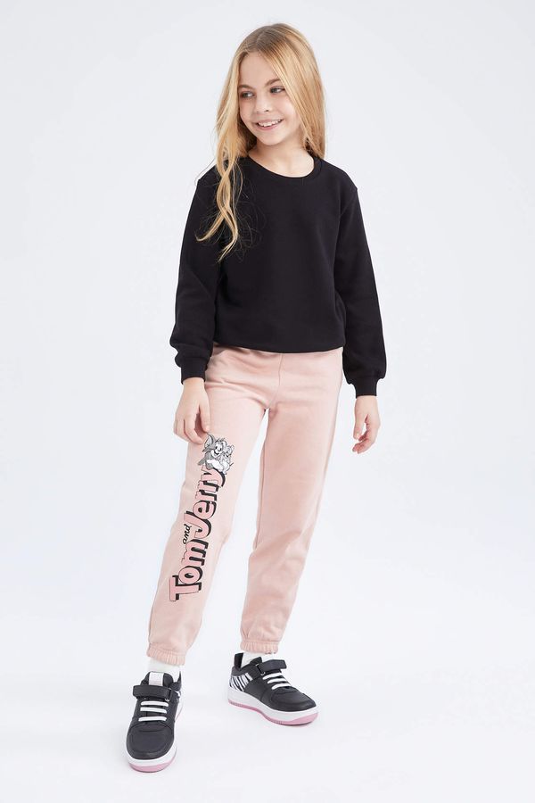 DEFACTO DEFACTO Girl Tom & Jerry Licenced Relax Fit Shirred Sweatpants