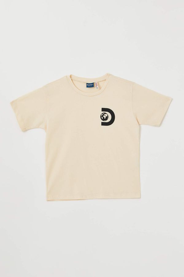 DEFACTO DEFACTO Girl's Discovery Channel Short Sleeve T-Shirt