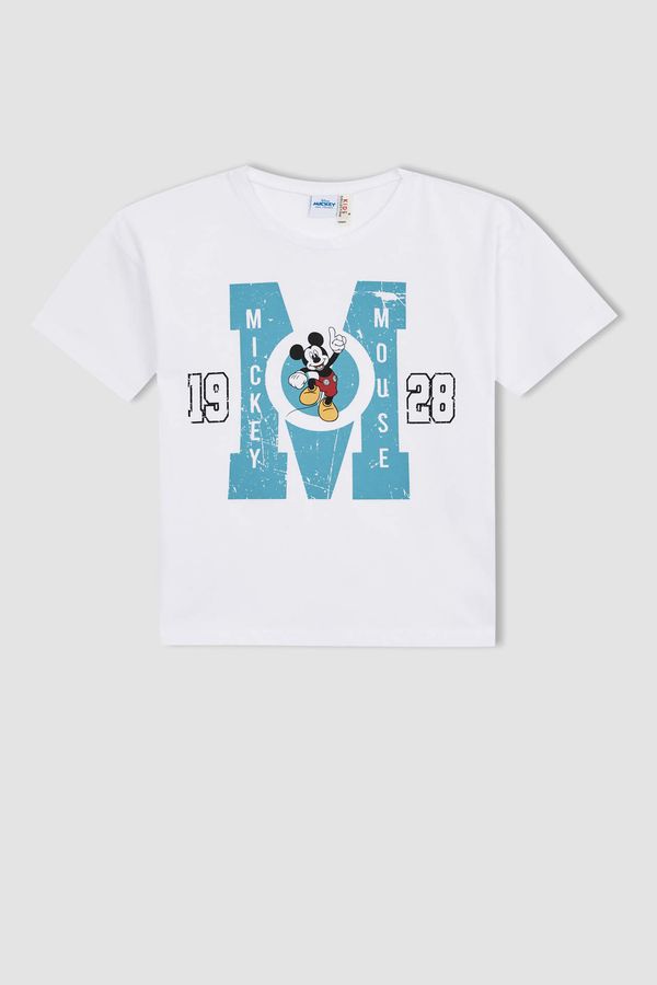 DEFACTO DEFACTO Girls Disney Mickey & Minnie Regular Fit Short Sleeve T-Shirt