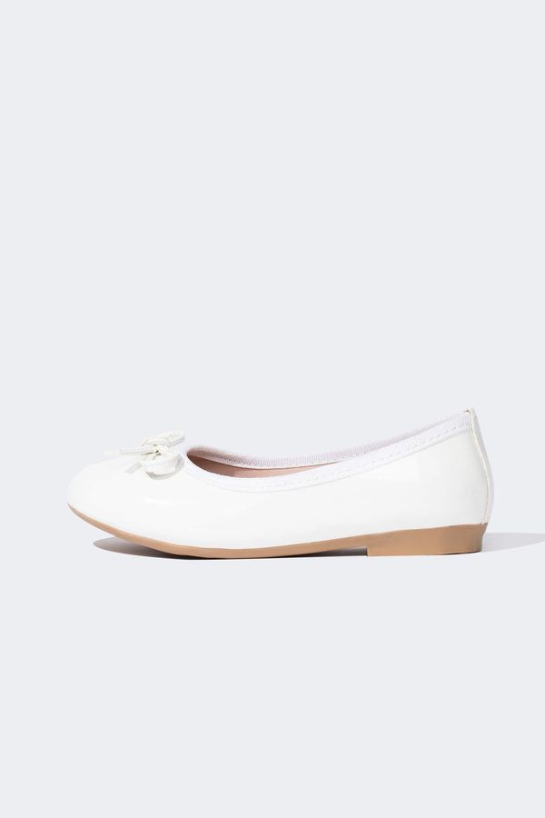 DEFACTO DEFACTO Girl's Flat Sole Faux Leather Patent Leather Flats