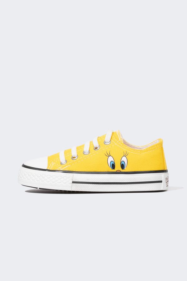 DEFACTO DEFACTO Girls Looney Tunes Licensed Thick Sole Sneaker