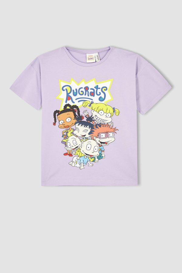 DEFACTO DEFACTO Girls Rugrats Regular Fit Short Sleeve Cotton T-Shirt