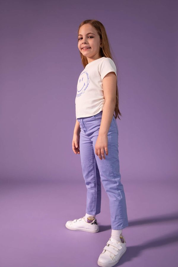 DEFACTO DEFACTO Girls' Straight Fit Gabardine Trousers