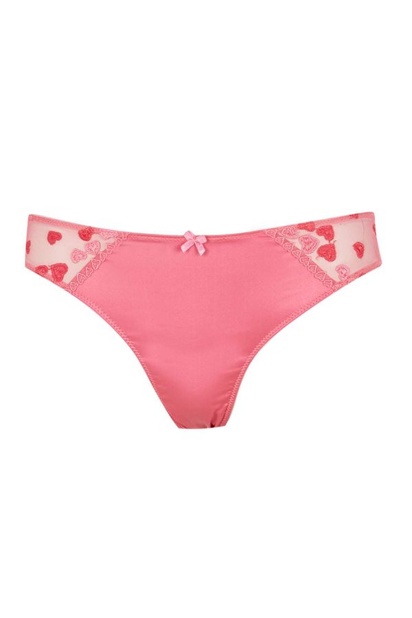 DEFACTO DEFACTO Heart Print Lace Thong