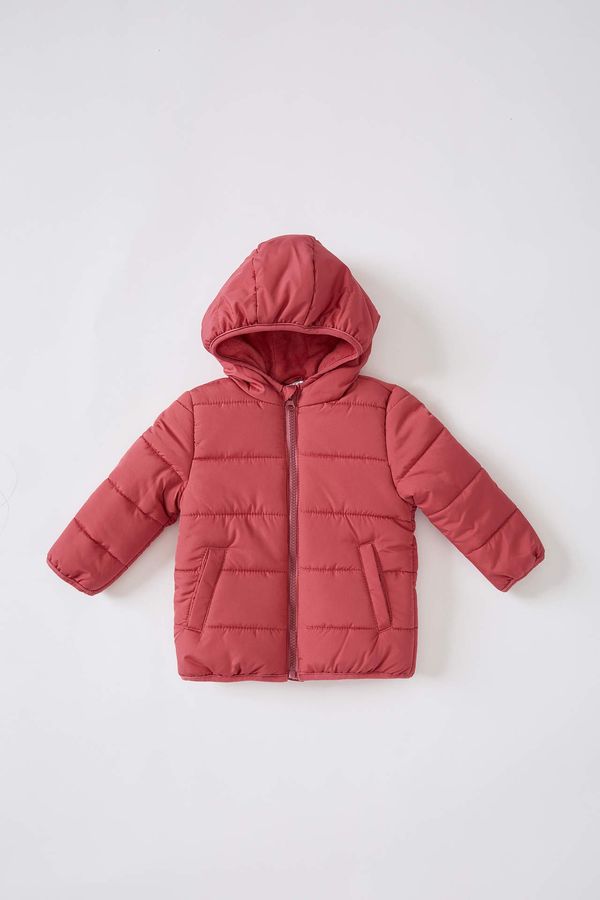 DEFACTO DEFACTO Hooded Fleece Down Coat